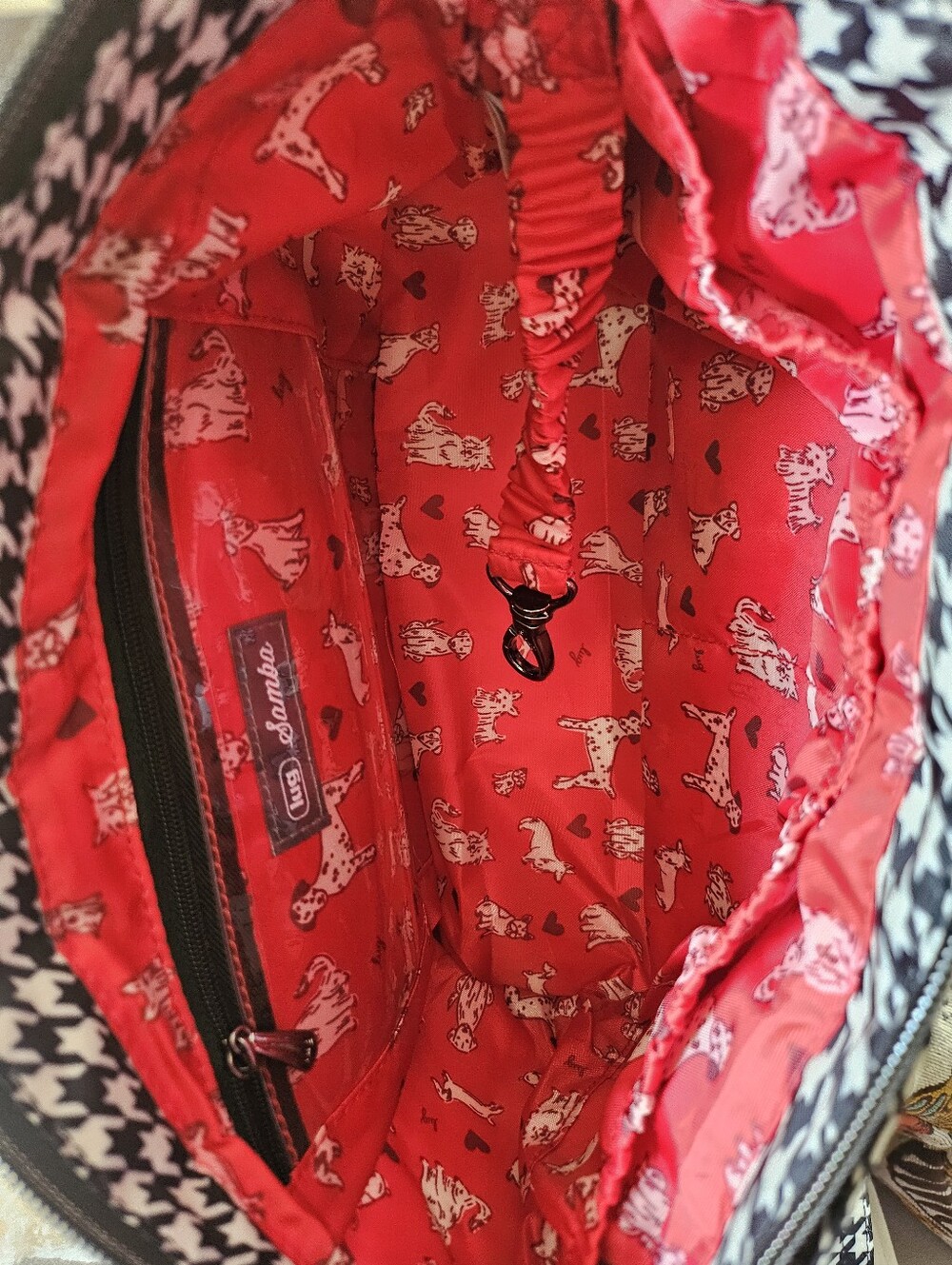 NWT Lug Samba With Happy Hounds Lining - Beloved Dog Print, Hard To Find! - Picture 7 of 14